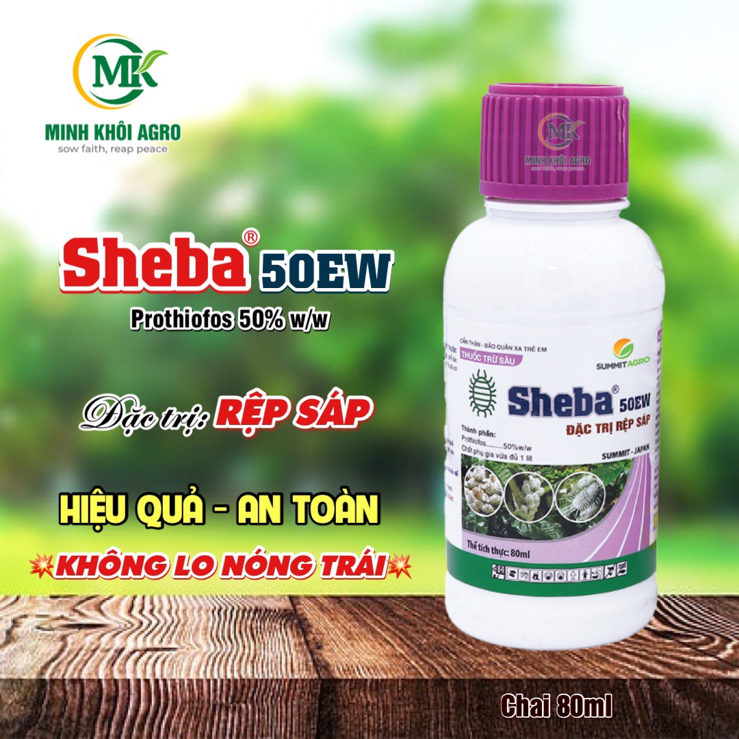 Thuốc đặc trị rệp sáp Sheba 50EW - Chai 80ml